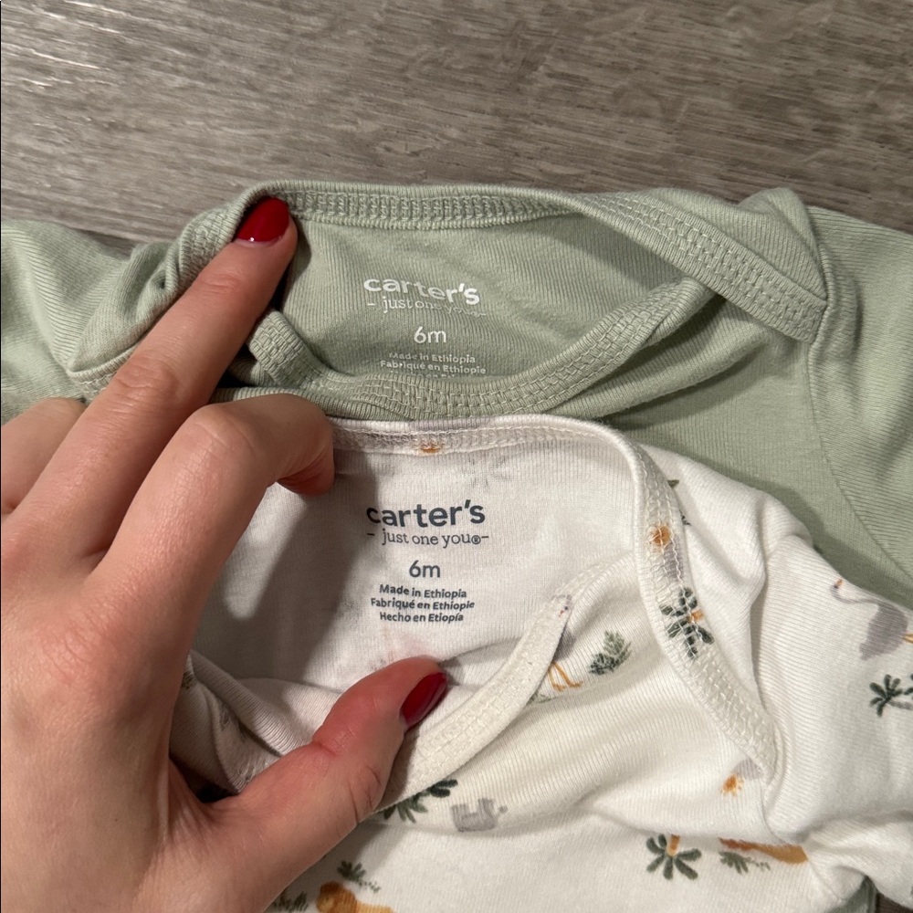 Carters Jungle Themed Bodysuits + Matching Pants - Picture 6 of 6